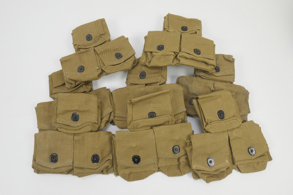 1x Stück British Smle Lee Enfield Webbing Triple Patronentasche Magazintasche Khaki