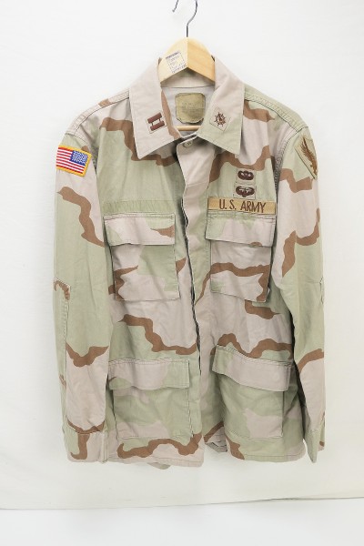 US Air Force Field Jacket Hot Weather Desert Coat Camouflage Medium Long Feldhemd