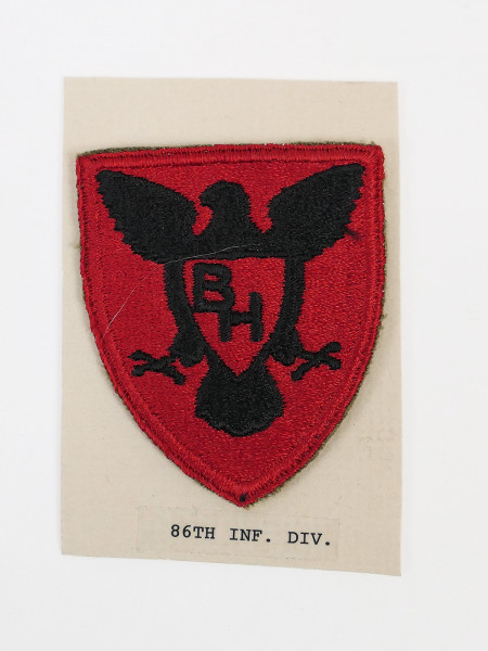 Original US ARMY WW2 Infanterie Divisionsabzeichen Patch - 86th Infantry Division Abzeichen