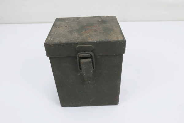 #E US ARMY WW2 Carrying Case T42 Metall Behälter für M4 Sight 60mm Mortar Optik