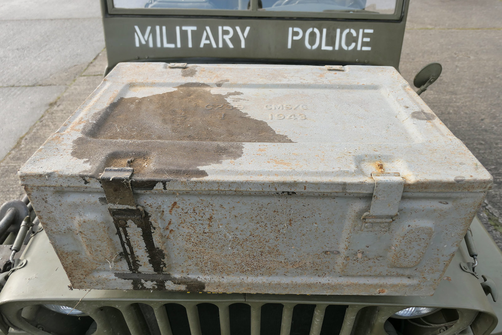 #B US ARMY WW2 Holzkiste für Field Ration Rationen Verpflegung Kiste Jeep Camp 
