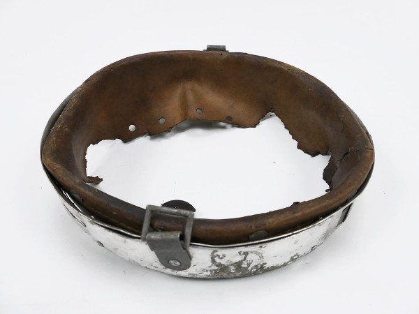 #19 Ersatzteil Stahlhelm Helmfutter M35 original ALU Ring Gr.57 Metall u. Lederverarbeitung W.Z. 193