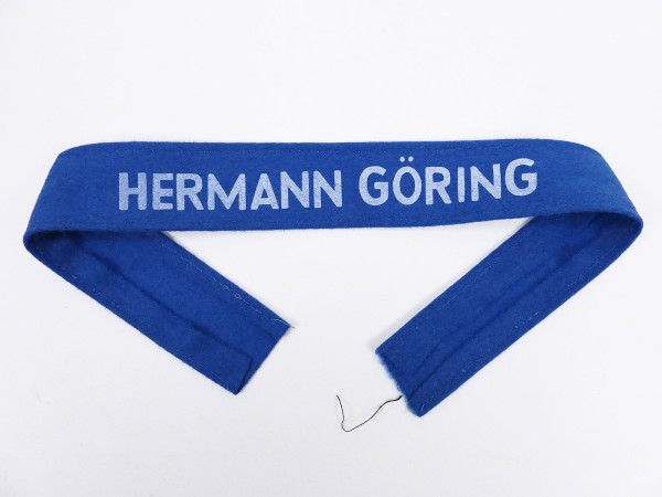 Luftwaffe Ärmelband Hermann Göring Hellblau Druck auf Filz