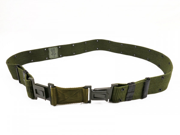 US Army Lochkoppel LC-2 LC2 Nylon Individual Equipment Pistol Belt LARGE mit Verlängerungsstück