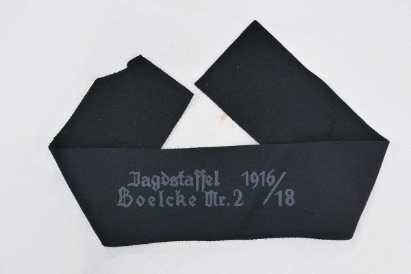 WK1 Armbinde - Jagdstaffel Boelcke Nr.2 1916/18 - Stoffabschnitt