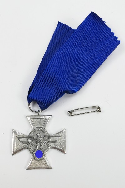 Dienstauszeichnung für treue Dienste in der Polizei Medaille mit Band