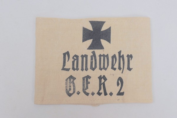WK1 Armbinde 2. Landwehr - Division G.E.R.2