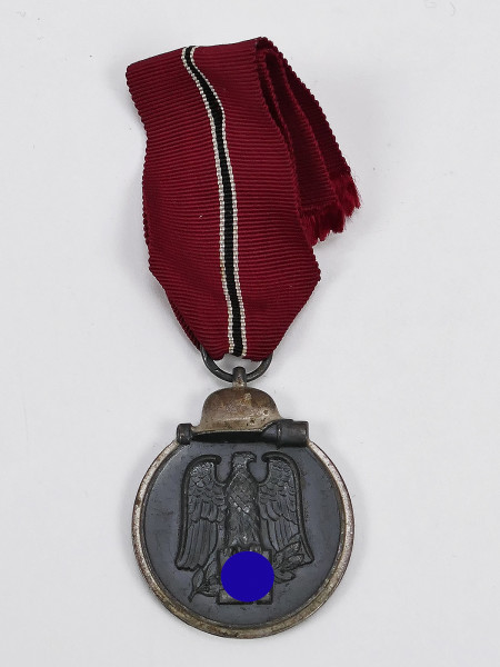 Wehrmacht Original Medaille Winterschlacht im Osten Ostmedaille mit Hersteller 63