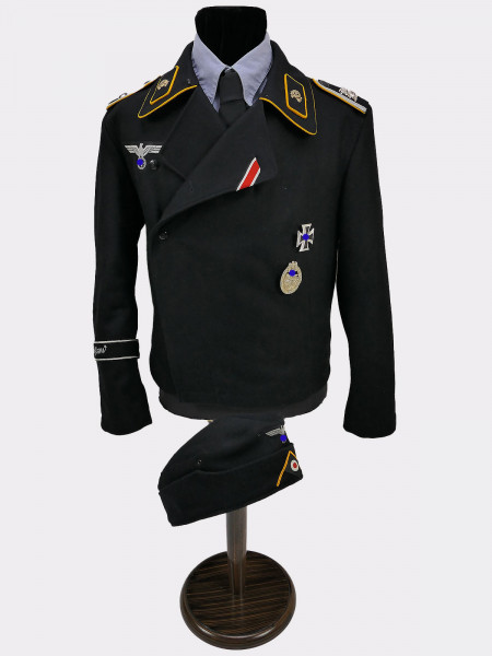 Wehrmacht Uniform Ensemble Panzer Aufklärer Panzerjacke GROßDEUTSCHLAND + Schiffchen