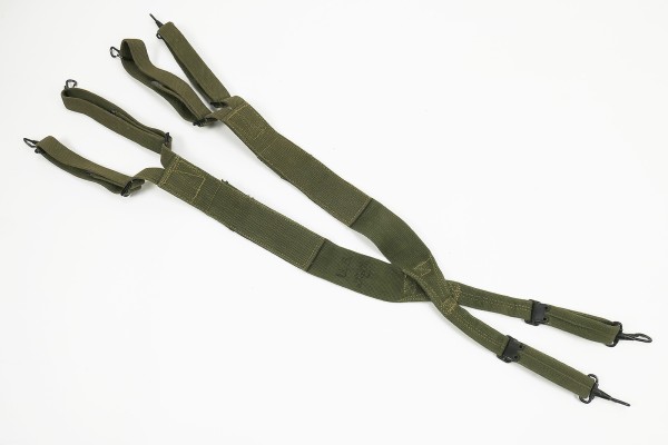 #7 ORIGINAL US ARMY WW2 Suspenders Koppeltragehilfe oliv