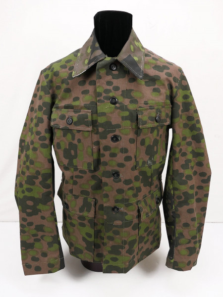 Waffen SS VT Tarnjacke Feldbluse Viertaschenrock POLYSPOT aus Museumsauflösung