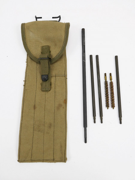US ARMY Cleaning Rod Kit Garand M1 Rifle Cal .30 Waffenreinigungsgerät Tool Putzstock + Case