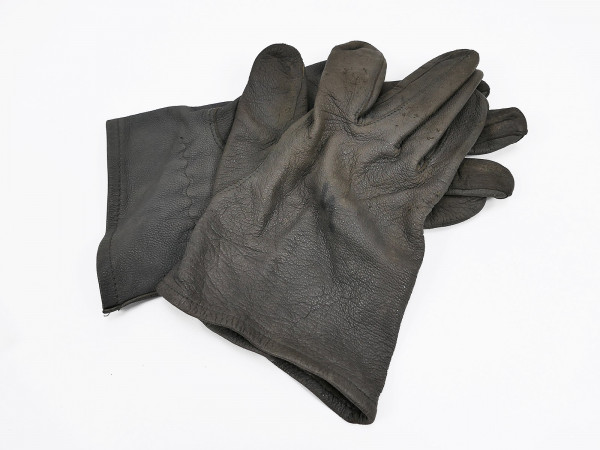Luftwaffe Fallschirmjäger Vintage Leder Handschuhe Gr.9 RBNr.