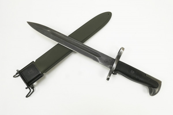 Einzelstück US WW2 Bajonett M1 Garand Messer mit M7 Scheide