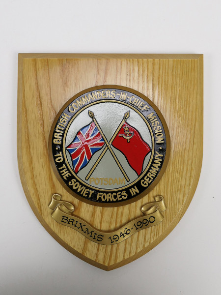 Wand Tafel Plakette British Commanders in Chief Mission to the Soviet Forces POTSDAM BRIXMIS