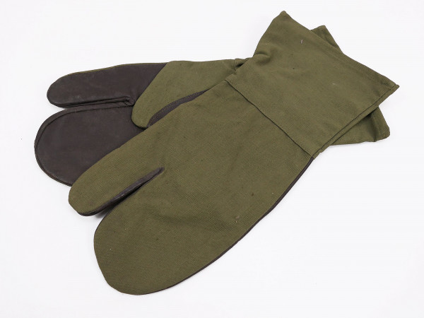 #A/ Wehrmacht Vintage Handschuhe Kradmelder Schieß Handschuhe Stulpenhandschuhe