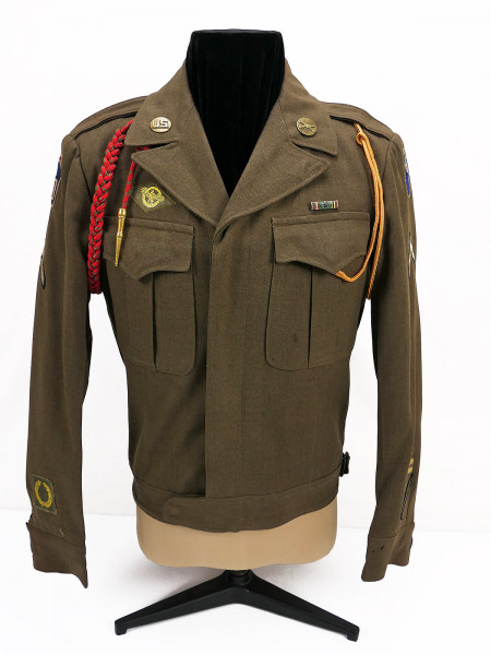 US ARMY WW2 Jacket Field Wool OD Ike Jacket 1944 Uniformjacke size 36 Enlisted Men