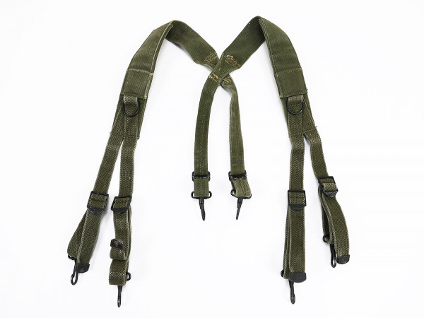 ORIGINAL US ARMY WW2 M1936 Suspenders Koppeltragehilfe green late war
