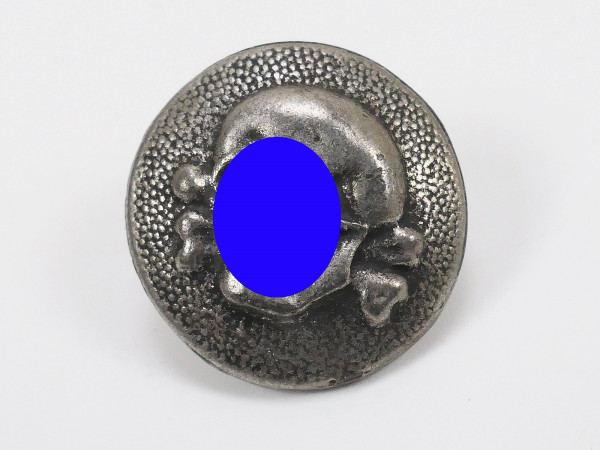 SSVT Totenkopf Knopf RZM 155/38 für Schiffchen