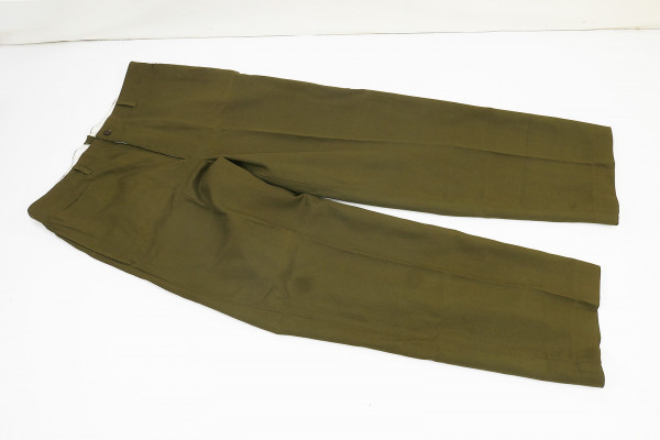 #1 Einzelstück - US WW2 M1937 Feldhose M37 Mustard Field Trousers Wool - Gr.M