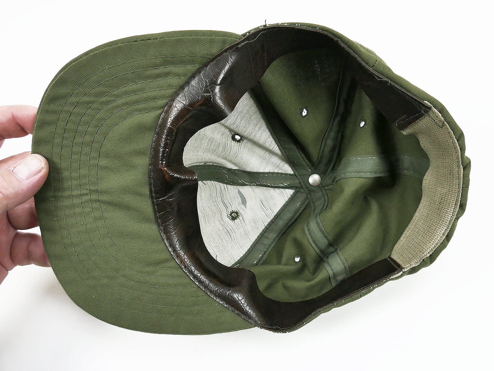 US Army Field Cap Vietnam Korea PX Type Feldmütze Schirmmütze oliv Gr ...