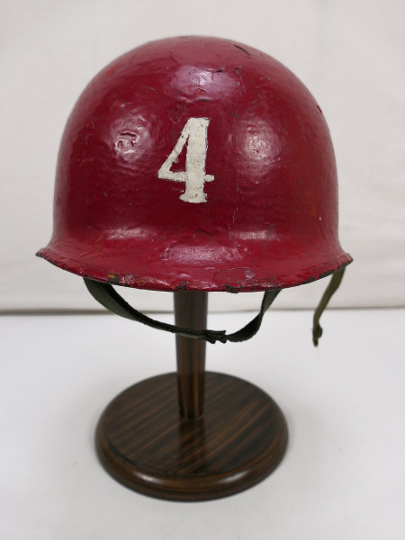 US Type M1 Stahlhelm Feuerwehr Fireman helmet + Liner und 2 Kinnriemen