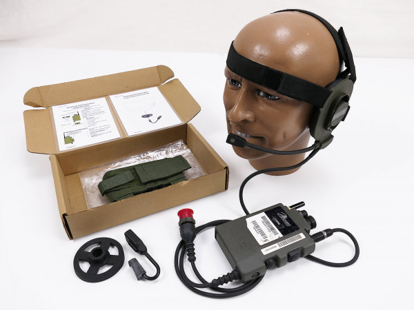 AN/ PRC-343 DUAL Personal Role Radio Set Selex Marconi H4855 Funkgerät Handfunkgerät Headset