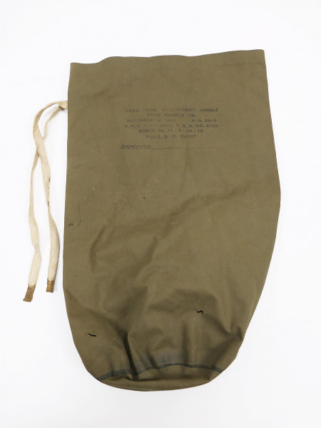 US ARMY Bags Food Waterproof Jungle 1943? kleiner wasserfester Beutel / Sack