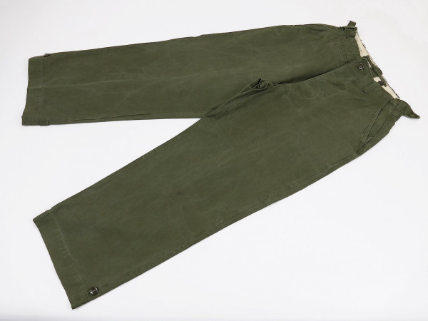 Einzelstück - Original US ARMY WW2 M1943 Feldhose M43 Field Trousers OD mit Maßen (S)