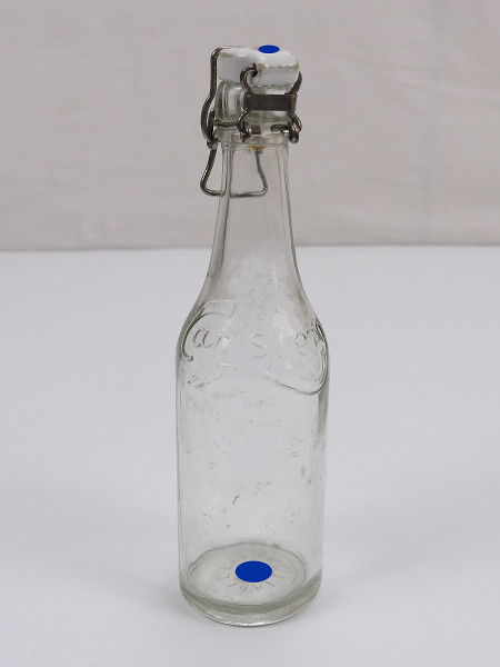 WW2 Carlsberg Bier Flasche Glas Bierflasche -klein- 1935