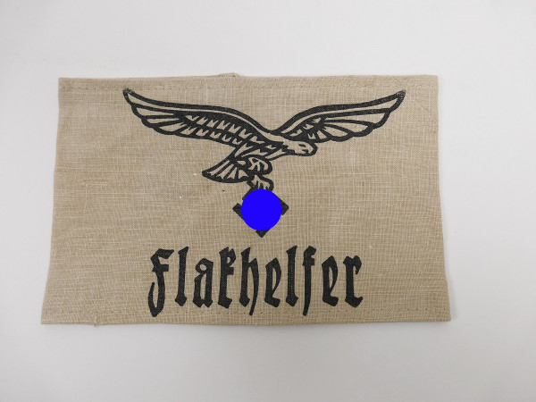 Wehrmacht Luftwaffe Armbinde Flakhelfer Dresden 1941