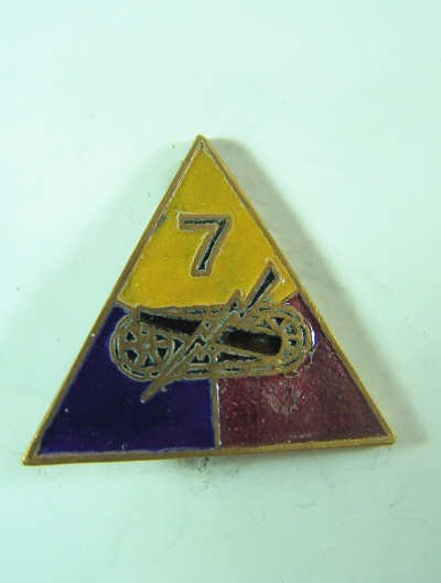 US Army 7th Armd Div. Unit Crest
