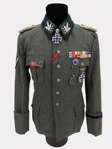 Uniform Feldbluse SS Oberstgruppenführer General Sepp Dietrich Leibstandarte LAH - Größe 48/50