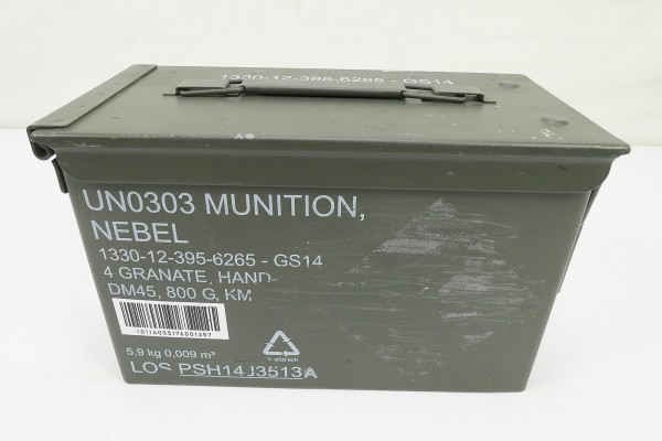 Nato Ammo Box Munitionskiste Handgranate Nebel