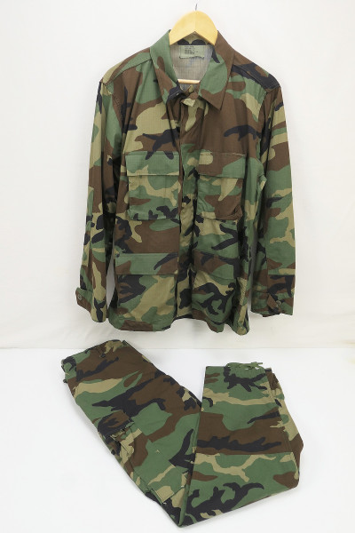 US Army Feldhemd und Feldhose Camouflage Woodland Hot Weather Neuwertig - Medium