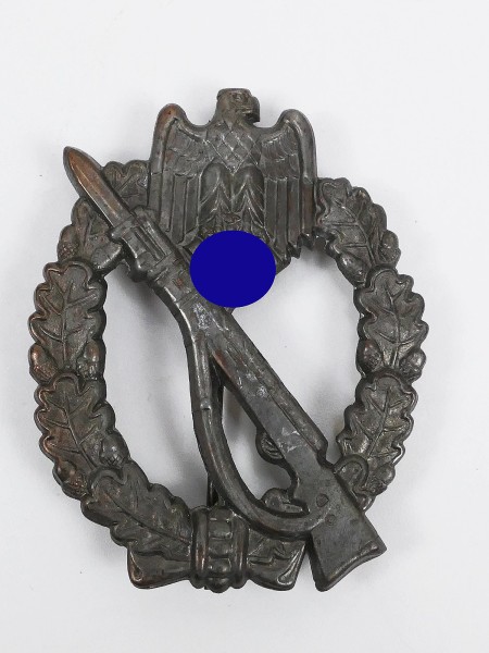 Wehrmacht ISA Infanterie Sturmabzeichen Bronze hohl geprägt