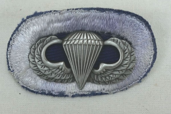 #09 US Airborne Jump Wing oval - Parachute badge Fallschirmjäger Abzeichen Springerabzeichen