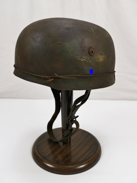 Camouflage Fallschirmjägerhelm Stahlhelm M38 Luftwaffe ET71 Fallschirmjäger Normandie