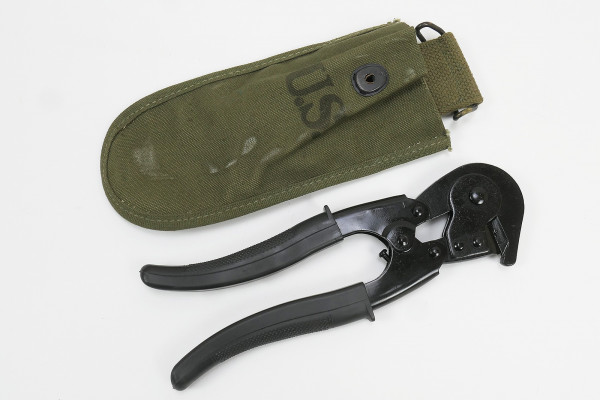 US ARMY WW2 Wire Cutter M-1938 Drahtschere Kabelschneider Engineer tool + original Tasche