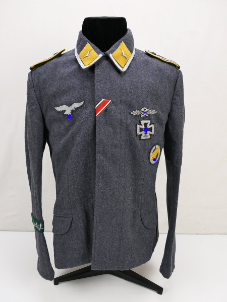 Luftwaffe Fliegerbluse LW Unteroffizier Fallschirmjäger Flieger Uniform FJ Rgt 2