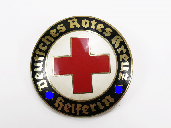 Deutsches Rotes Kreuz Abzeichen DRK Helferin an Nadel Dienstbrosche