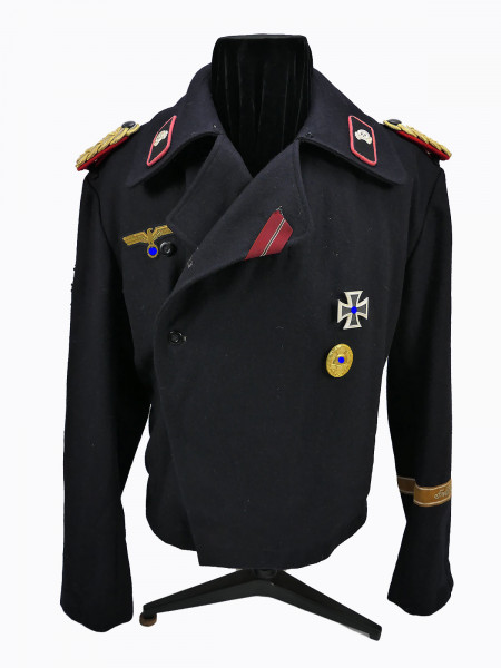 Wehrmacht Uniform Panzer General Dr. Franz Bäke Panzerbluse Feldherrnhalle Panzerjacke