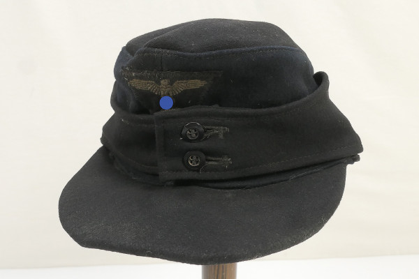 Waffen SS M43 Feldmütze Panzermütze / Trapez Effekten Gr.57/58 vereinfachte Fertigung
