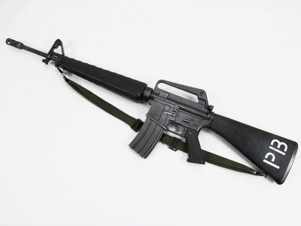 US M16A2 Sturmgewehr "P13" + Trageriemen + Magazin Deko Modell Filmwaffe Vietnam