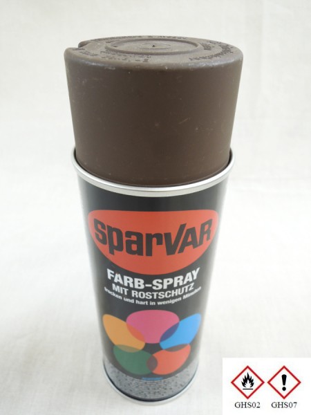 400ml Farbe, Grundpreis 25,00 €/L, LEDERBRAUN, matt, NATO Bundeswehr, Restauration, RAL 8027