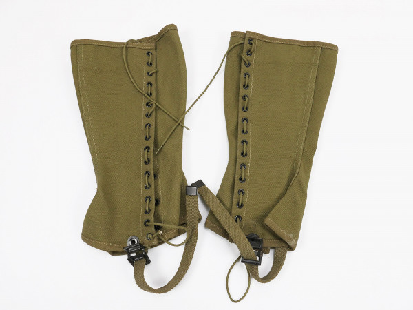 WW2 US ARMY Gamaschen M1938 Canvas Leggins M-1938 Gr.3R Original