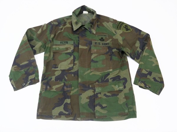 US Army Original BDU Woodland Camouflage Tarnjacke M - General Special  Forces