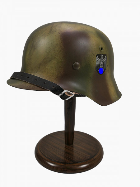 Wehrmacht SD Stahlhelm M42 NORMANDIE Camouflage Tarnhelm Gr.59/60