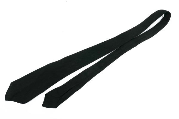 WSS Schwarze Krawatte Schlips Binder mit RZM Etikett
