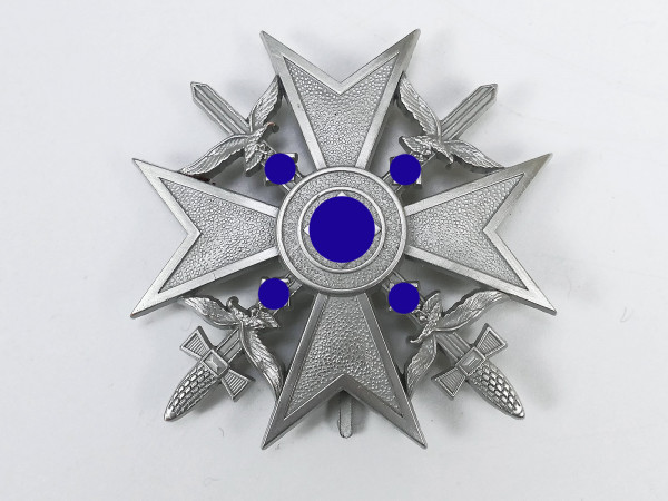 Spanienkreuz in Silber mit Schwertern Ehrenkreuz Spanien